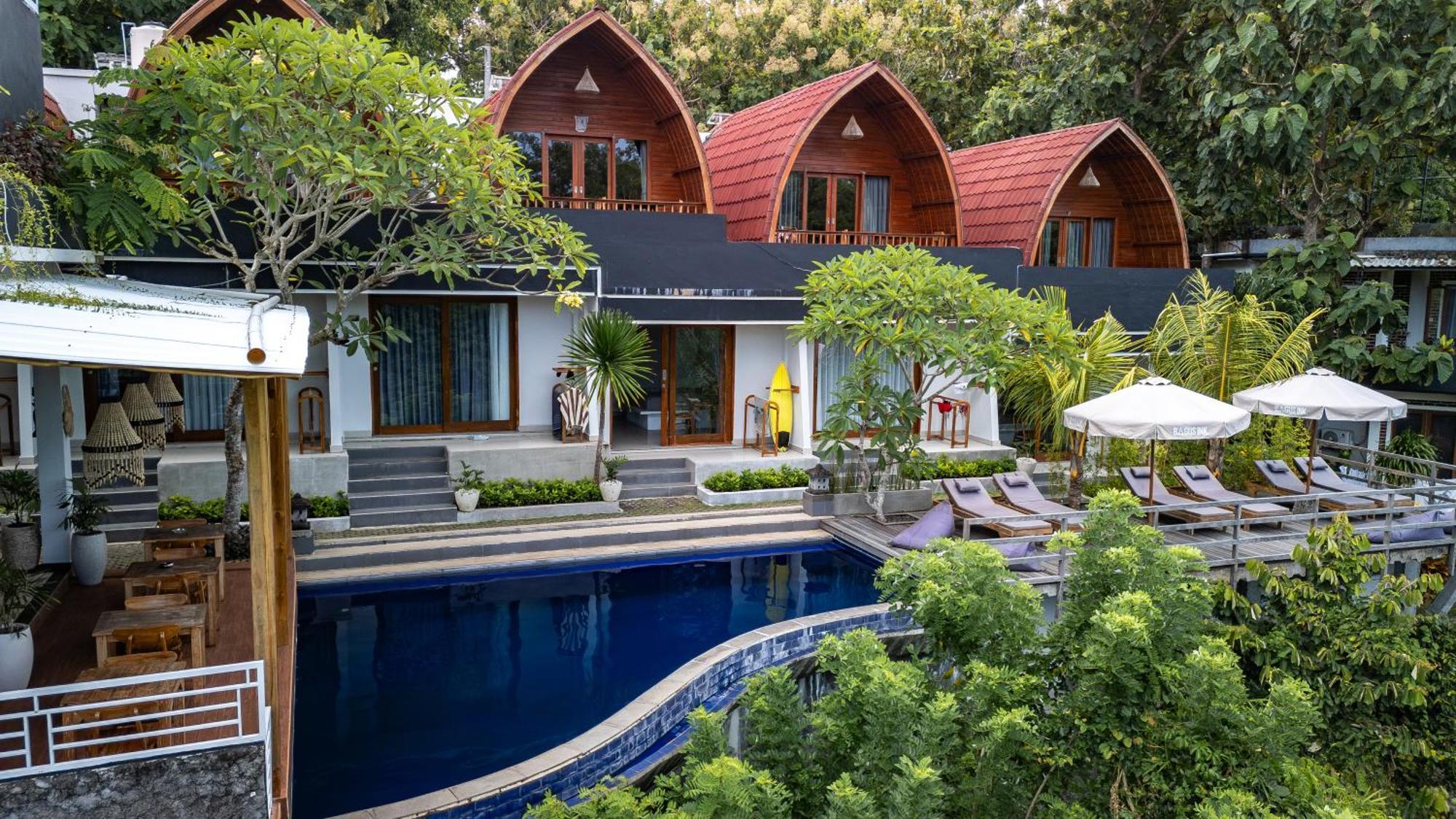 Bagus Ink Surf Camp Vandrerhjem Uluwatu Eksteriør bilde